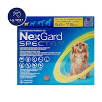 Nexgard Spectra 3,6 - 7,5 kg X3 Tabletas